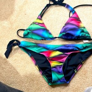 Rainbow Hurley 2 piece swim set